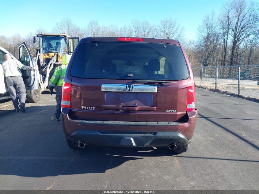 2013 Honda Pilot Ex-L VIN: 5FNYF4H52DB010979 Lot: 43924551
