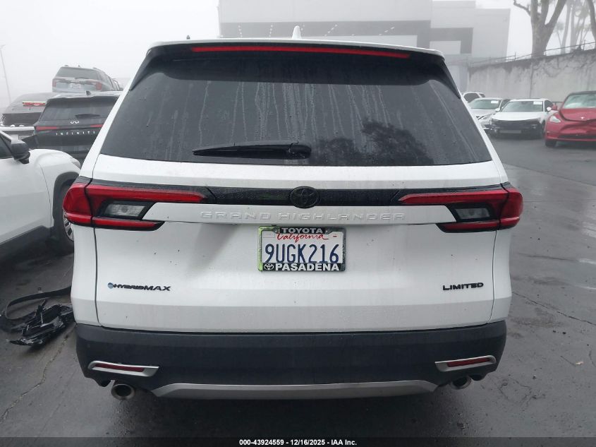 2025 Toyota Grand Highlander Hybrid Limited Max VIN: 5TDADAB50SS017842 Lot: 43924559
