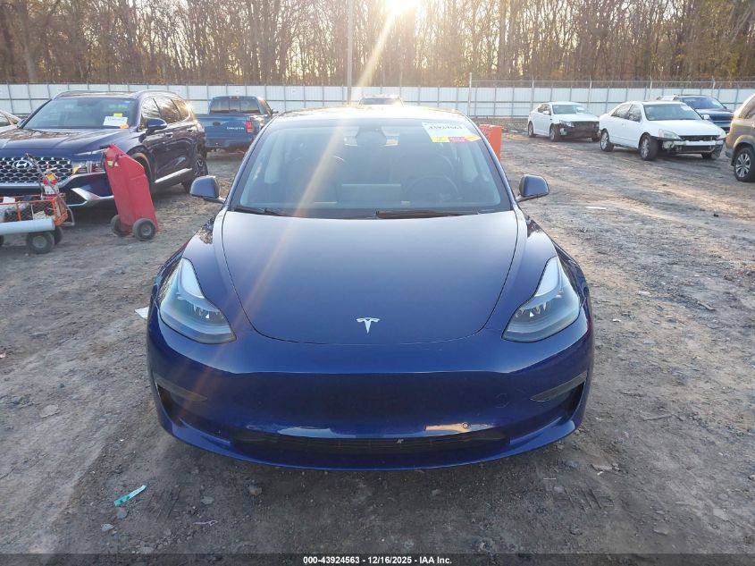 2021 Tesla Model 3 Standard Range Plus Rear-Wheel Drive VIN: 5YJ3E1EA8MF092097 Lot: 43924563