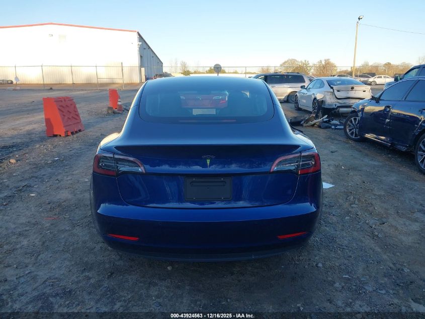 2021 Tesla Model 3 Standard Range Plus Rear-Wheel Drive VIN: 5YJ3E1EA8MF092097 Lot: 43924563