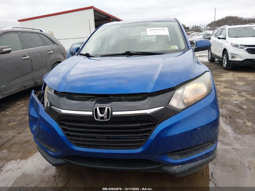 2018 Honda Hr-V Lx VIN: 3CZRU6H32JG720856 Lot: 43924576