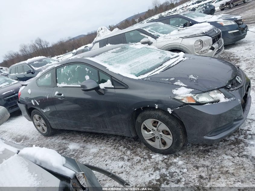 2013 Honda Civic Lx VIN: 2HGFG3B58DH518456 Lot: 43924590