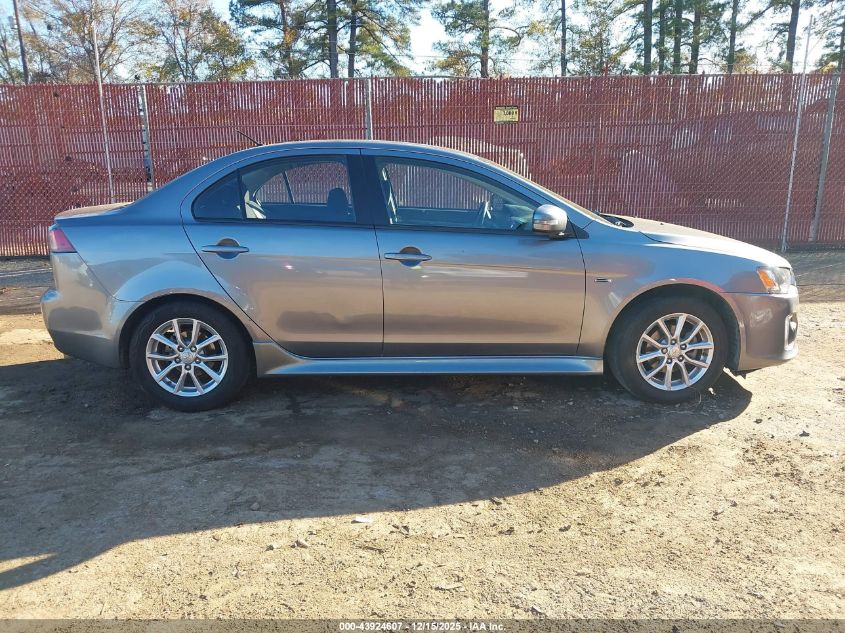 2016 Mitsubishi Lancer Es VIN: JA32U2FU2GU001591 Lot: 43924607