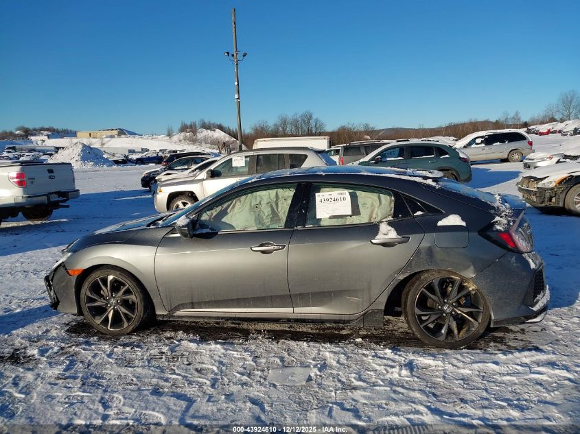 2019 Honda Civic Sport Touring VIN: SHHFK7H96KU409137 Lot: 43924610