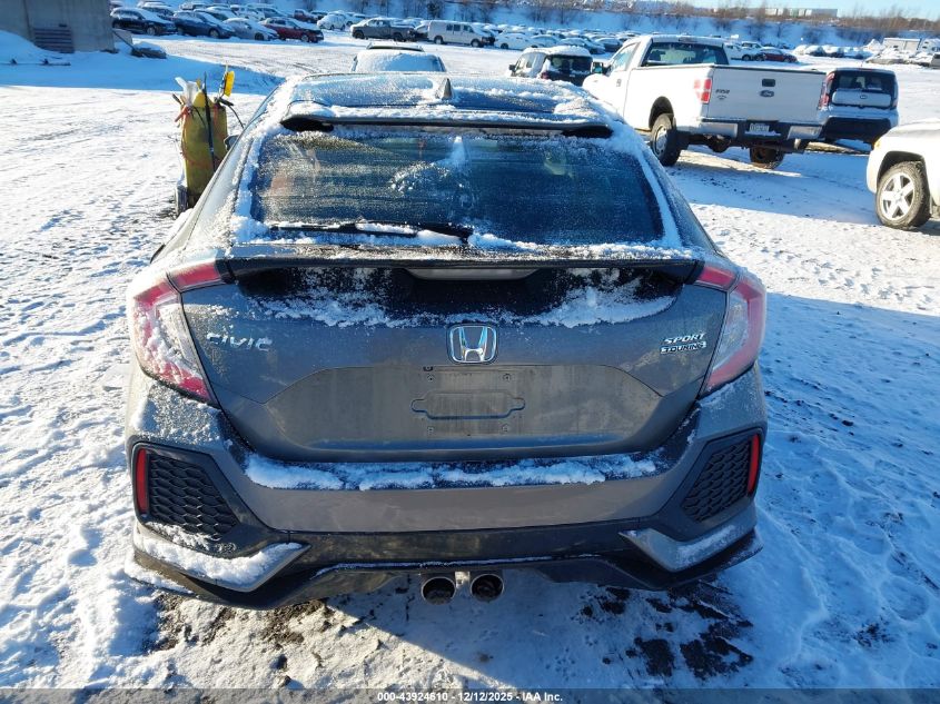 2019 Honda Civic Sport Touring VIN: SHHFK7H96KU409137 Lot: 43924610