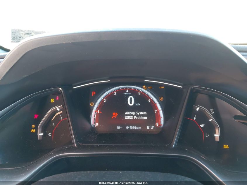 2019 Honda Civic Sport Touring VIN: SHHFK7H96KU409137 Lot: 43924610