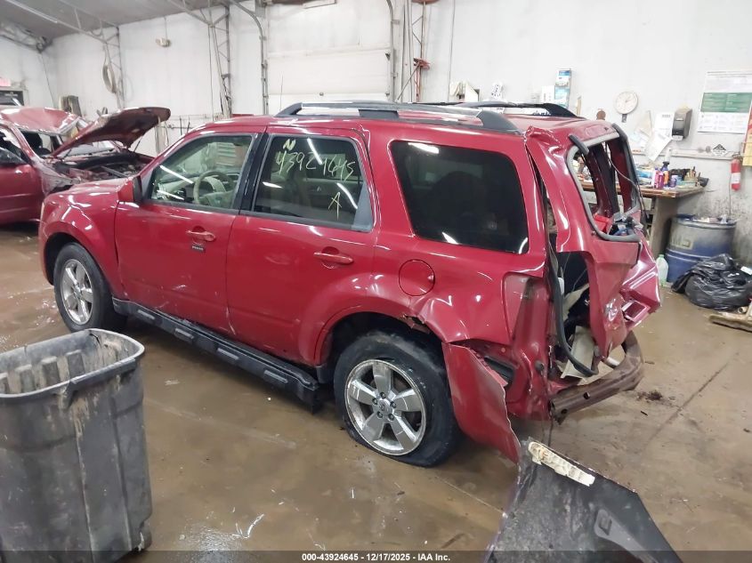 2011 Ford Escape Limited VIN: 1FMCU9E75BKA85822 Lot: 43924645