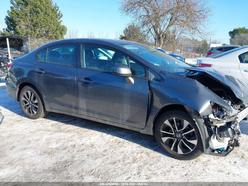 2013 Honda Civic Ex VIN: 19XFB2F89DE028440 Lot: 43924646