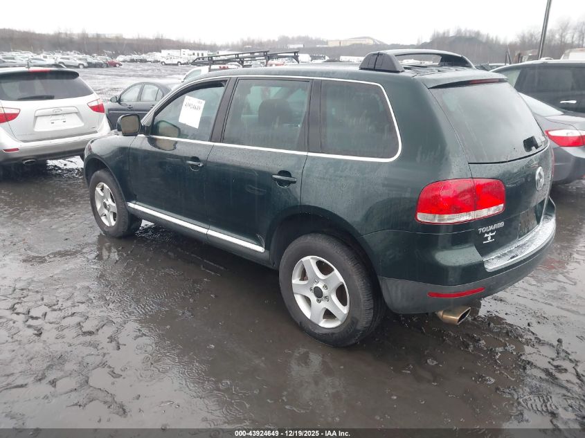 2005 Volkswagen Touareg 3.2 VIN: WVGZG77L25D31449 Lot: 43924649