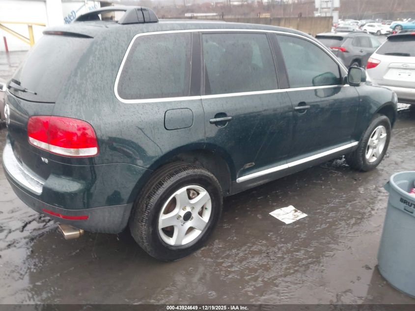 2005 Volkswagen Touareg 3.2 VIN: WVGZG77L25D31449 Lot: 43924649