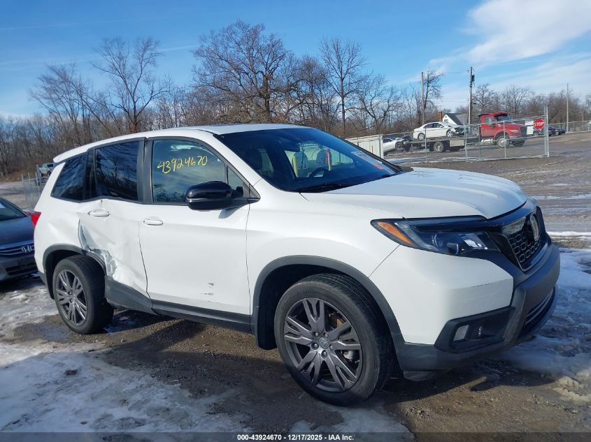 2021 Honda Passport Awd Ex-L VIN: 5FNYF8H54MB037933 Lot: 43924670
