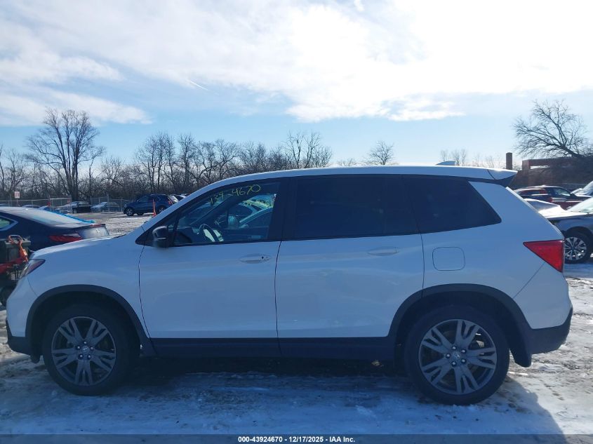 2021 Honda Passport Awd Ex-L VIN: 5FNYF8H54MB037933 Lot: 43924670