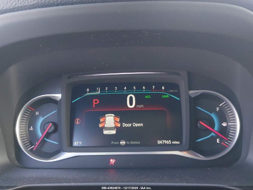 2021 Honda Passport Awd Ex-L VIN: 5FNYF8H54MB037933 Lot: 43924670