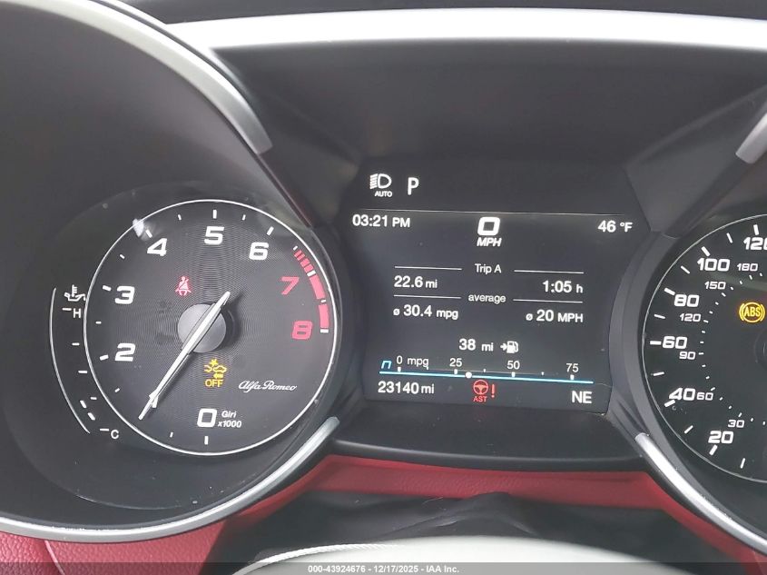 2021 Alfa Romeo Giulia Quadrifoglio Rwd VIN: ZARFAMEV0M7648976 Lot: 43924676