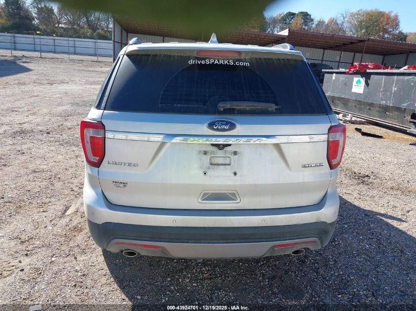 2016 Ford Explorer Limited VIN: 1FM5K7F87GGA36058 Lot: 43924701