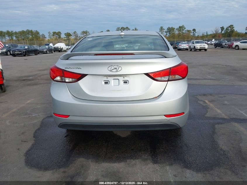 2014 Hyundai Elantra Se VIN: 5NPDH4AE4EH461417 Lot: 43924707