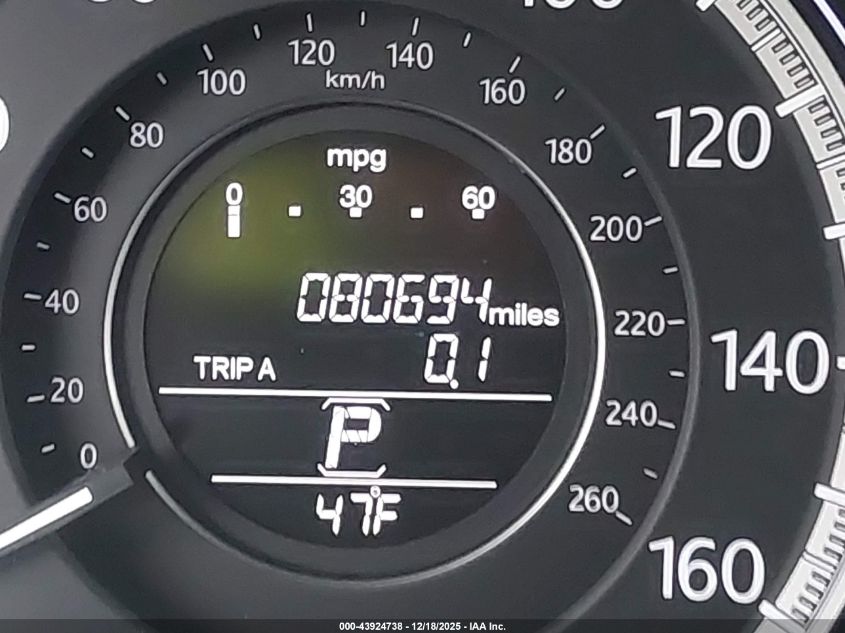 2014 Honda Accord Ex-L V-6 VIN: 1HGCR3F80EA030474 Lot: 43924738