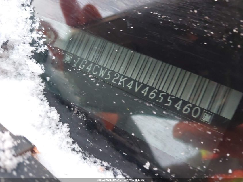 1997 Buick Park Avenue VIN: 1G4CW52K4V4655460 Lot: 43924742