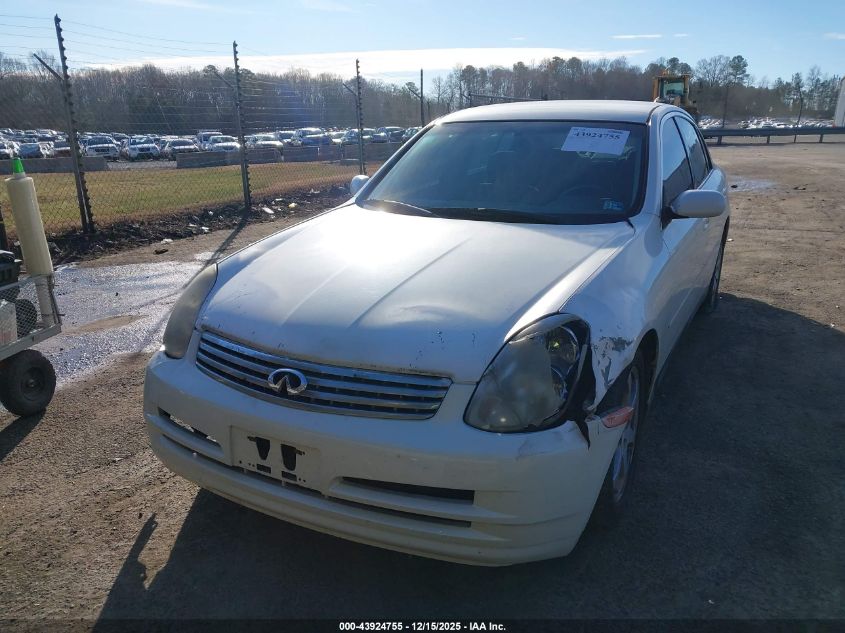 2004 Infiniti G35 VIN: JNKCV51E14M609908 Lot: 43924755