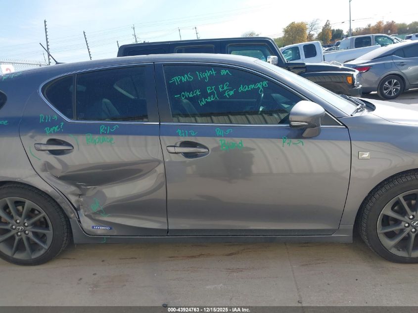 2013 Lexus Ct 200H VIN: JTHKD5BH1D2167344 Lot: 43924763