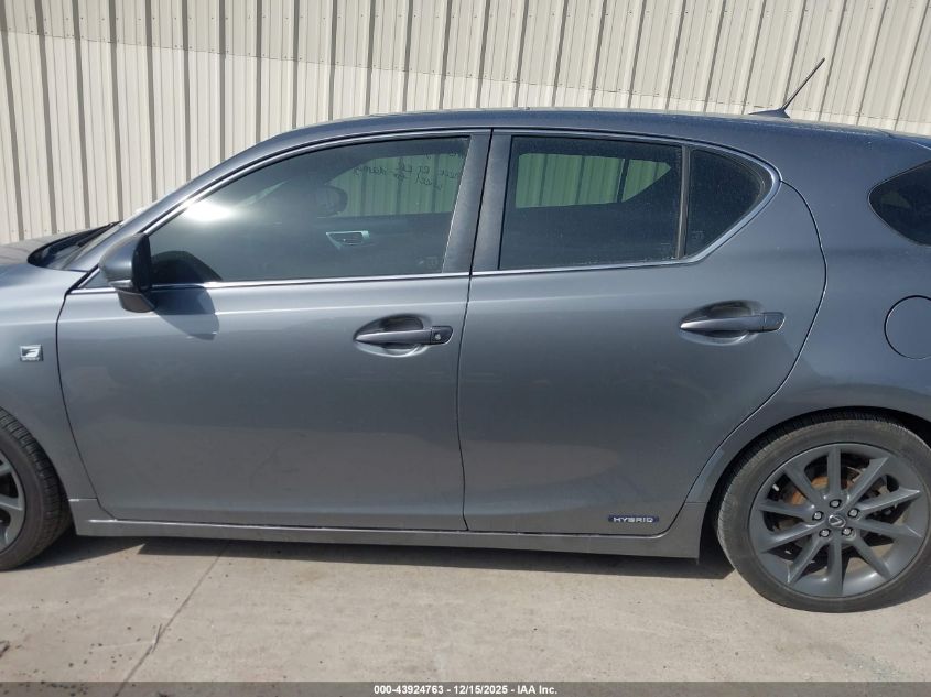 2013 Lexus Ct 200H VIN: JTHKD5BH1D2167344 Lot: 43924763