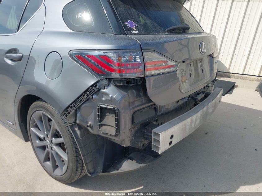 2013 Lexus Ct 200H VIN: JTHKD5BH1D2167344 Lot: 43924763