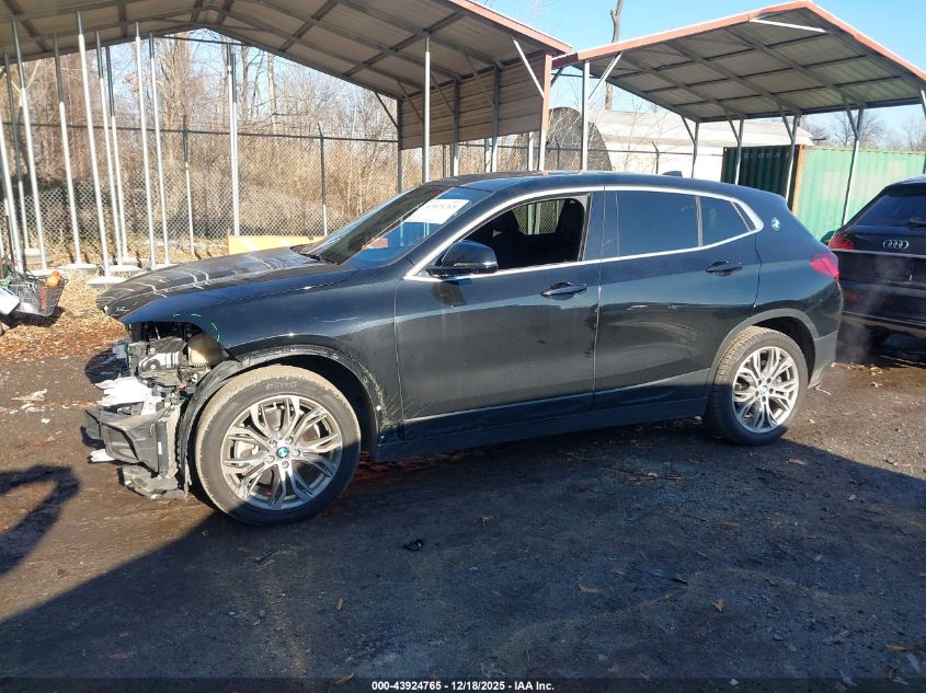 2022 BMW X2 Sdrive28I VIN: WBXYH9C04N5U44801 Lot: 43924765