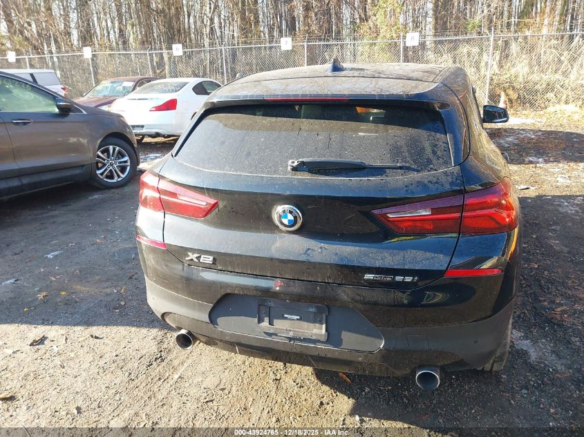 2022 BMW X2 Sdrive28I VIN: WBXYH9C04N5U44801 Lot: 43924765