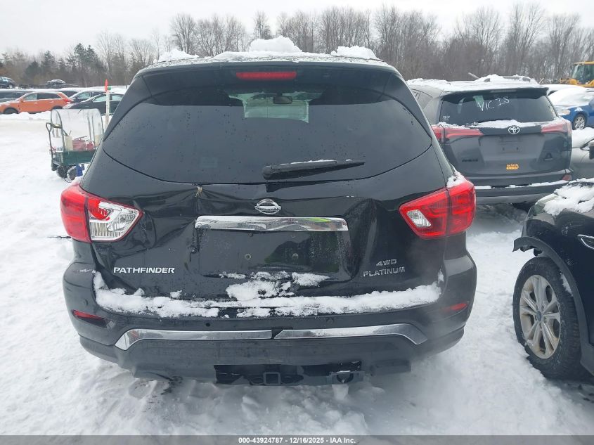 2019 Nissan Pathfinder Platinum VIN: 5N1DR2MM8KC634623 Lot: 43924787