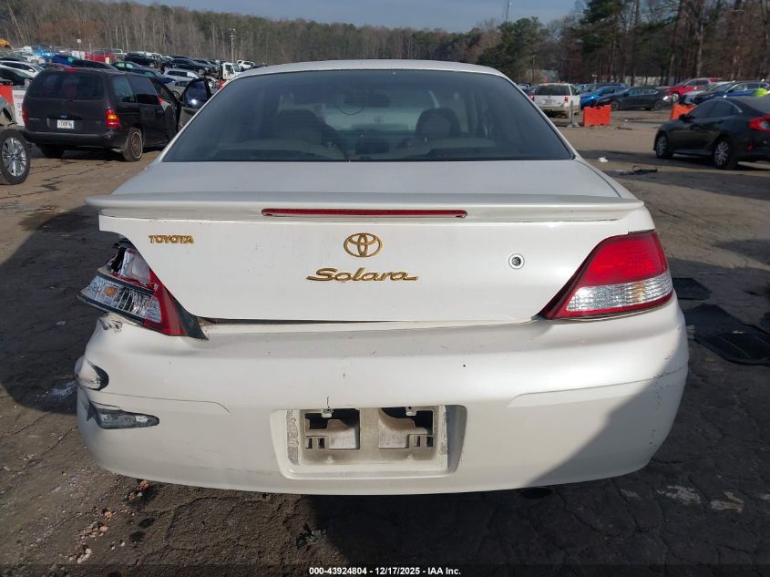 2001 Toyota Camry Solara Sle V6 VIN: 2T1CF28P01C475535 Lot: 43924804