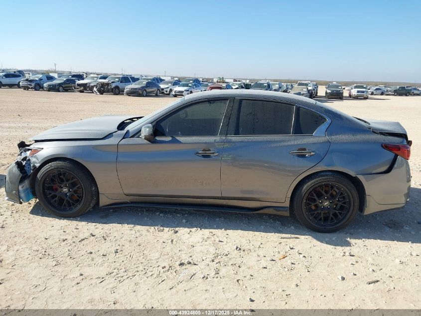 2018 Infiniti Q50 3.0T Luxe VIN: JN1EV7AR7JM432434 Lot: 43924805