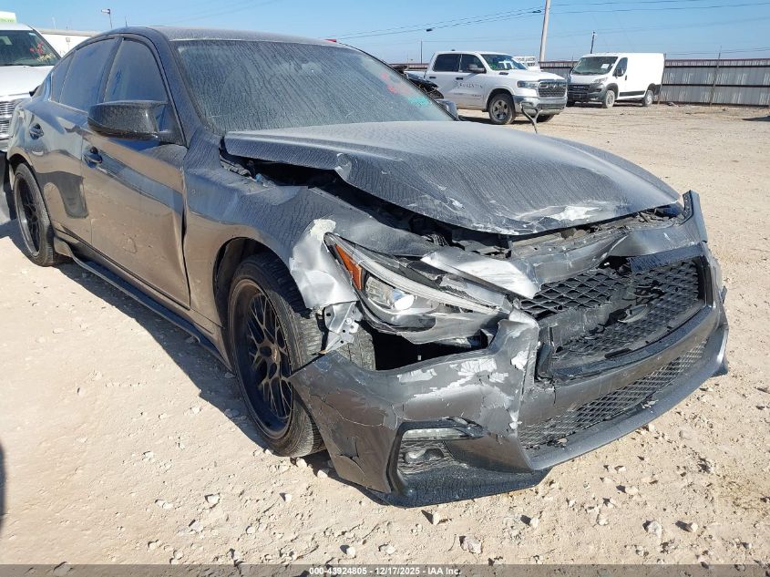 2018 Infiniti Q50 3.0T Luxe VIN: JN1EV7AR7JM432434 Lot: 43924805