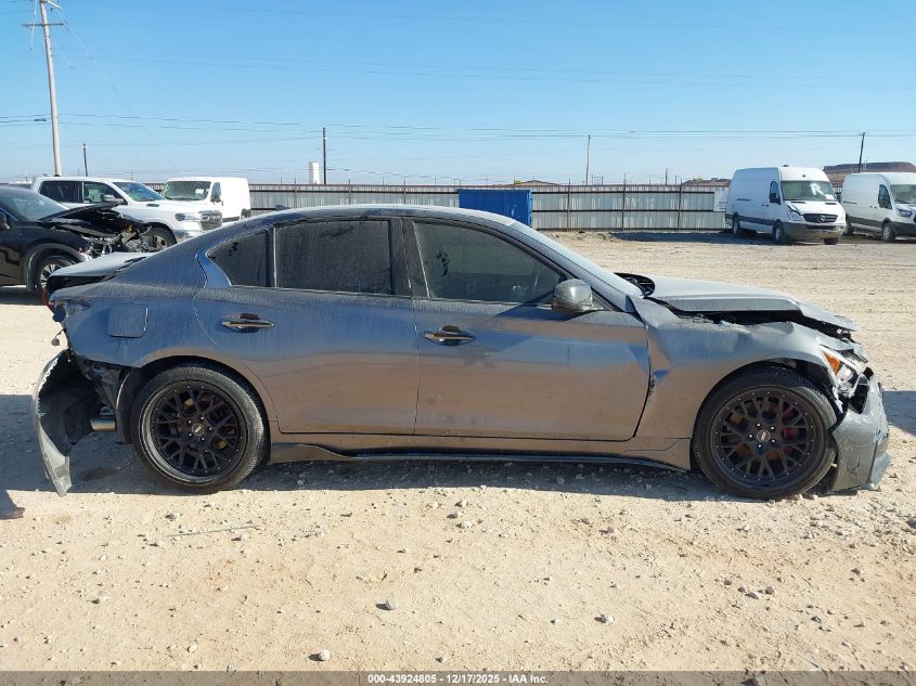 2018 Infiniti Q50 3.0T Luxe VIN: JN1EV7AR7JM432434 Lot: 43924805