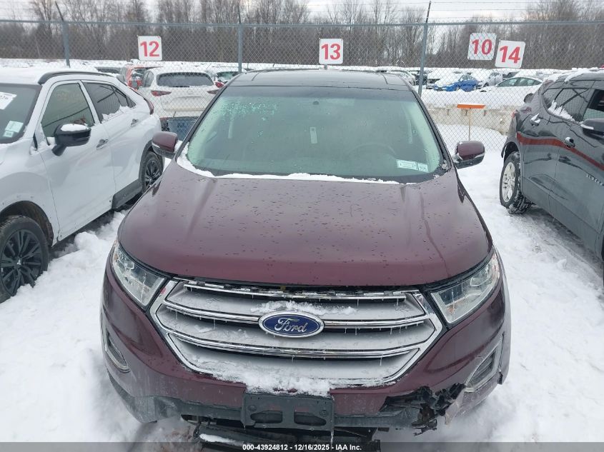 2017 Ford Edge Sel VIN: 2FMPK4J97HBB14984 Lot: 43924812