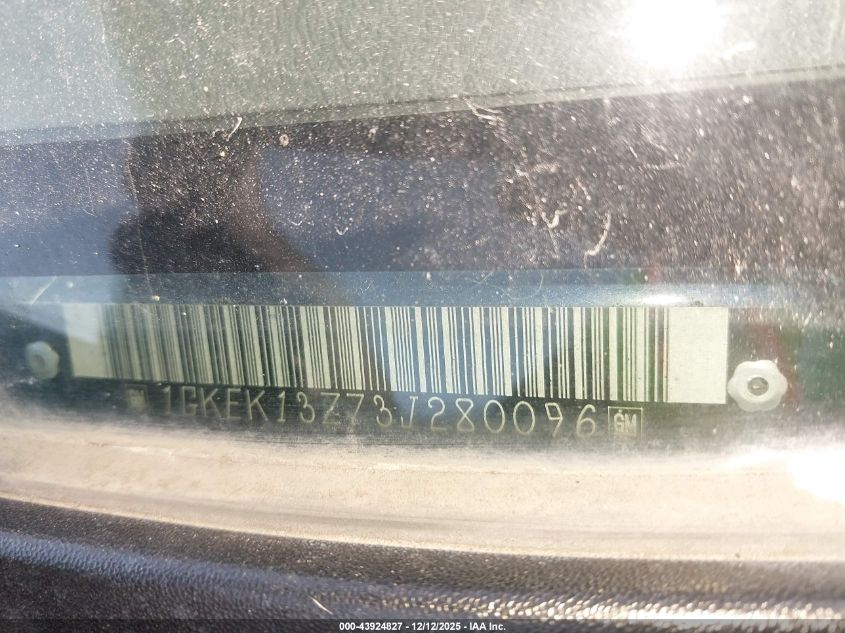 2003 GMC Yukon Slt VIN: 1GKEK13Z73J280096 Lot: 43924827