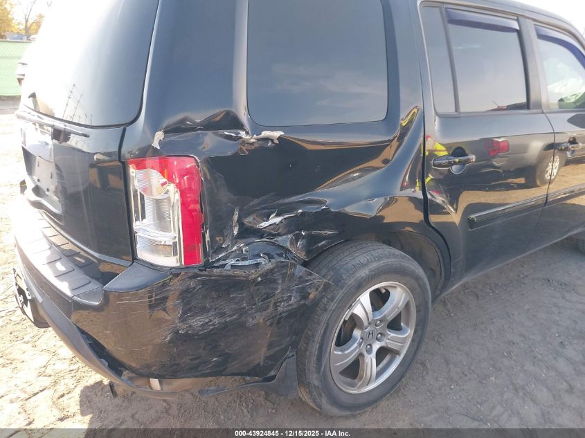 2014 Honda Pilot Ex VIN: 5FNYF3H45EB019243 Lot: 43924845