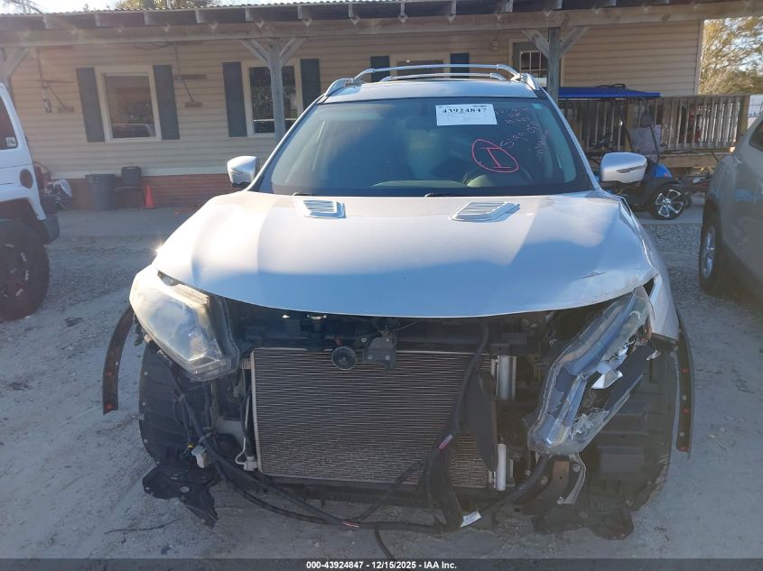 2016 Nissan Rogue Sv VIN: 5N1AT2MV7GC810601 Lot: 43924847