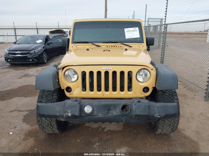 2013 Jeep Wrangler Unlimited Sport VIN: 1C4BJWDG8DL697602 Lot: 43924854
