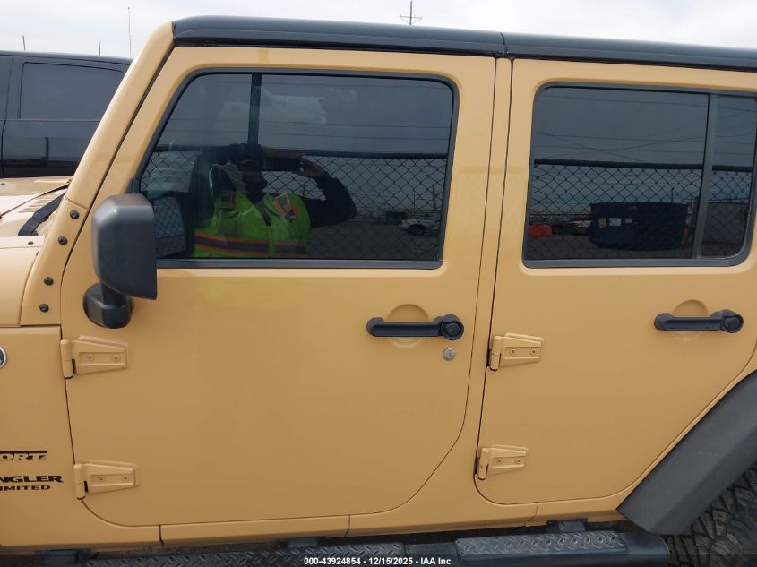 2013 Jeep Wrangler Unlimited Sport VIN: 1C4BJWDG8DL697602 Lot: 43924854