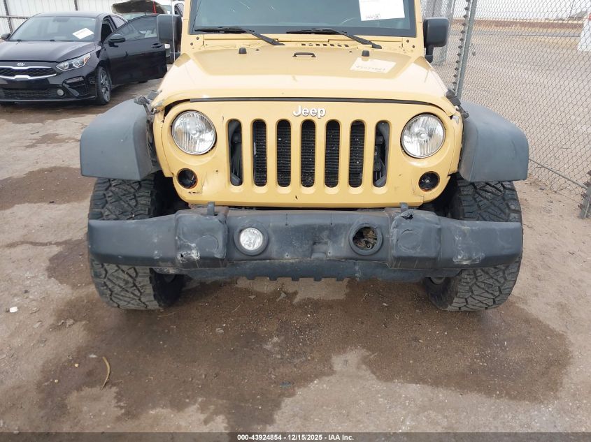 2013 Jeep Wrangler Unlimited Sport VIN: 1C4BJWDG8DL697602 Lot: 43924854