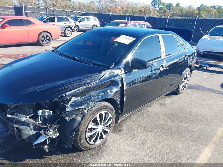 2015 Toyota Camry Le VIN: 4T1BF1FK2FU485034 Lot: 43924861