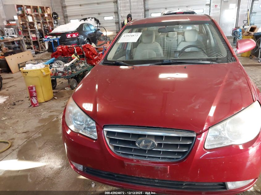 2009 Hyundai Elantra Gls VIN: KMHDU46D99U747718 Lot: 43924872