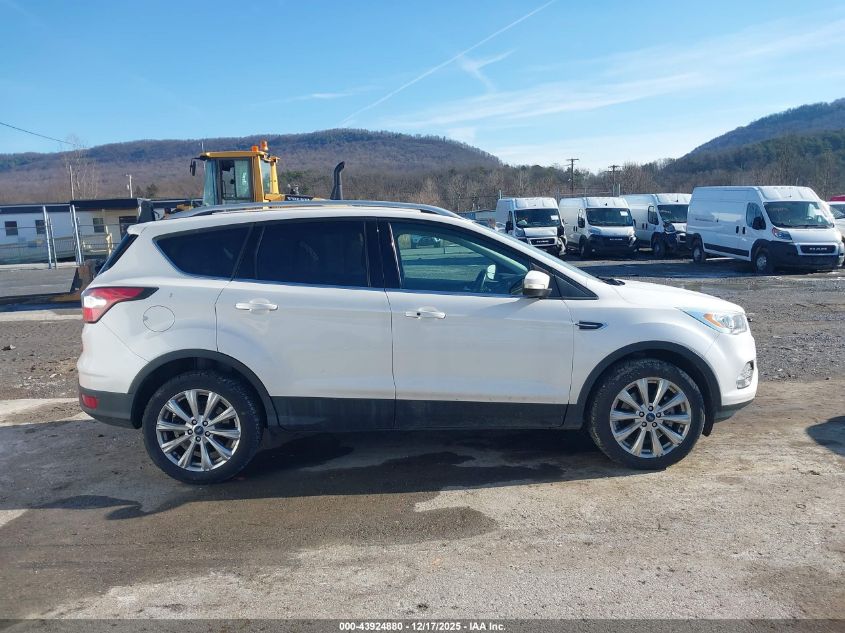 2017 Ford Escape Titanium VIN: 1FMCU9JD7HUA59392 Lot: 43924880