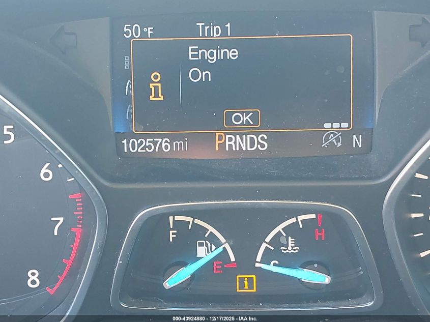 2017 Ford Escape Titanium VIN: 1FMCU9JD7HUA59392 Lot: 43924880