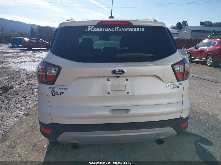 2017 Ford Escape Titanium VIN: 1FMCU9JD7HUA59392 Lot: 43924880