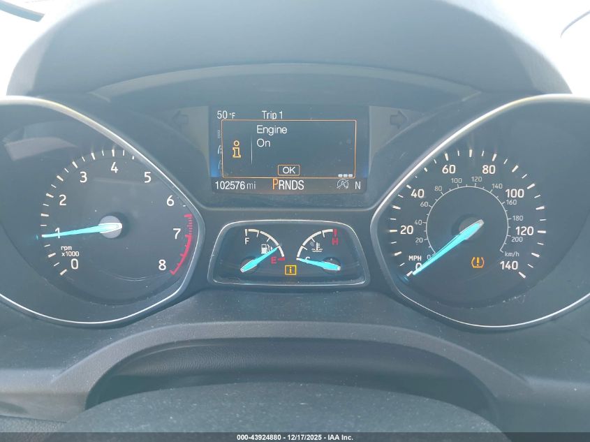 2017 Ford Escape Titanium VIN: 1FMCU9JD7HUA59392 Lot: 43924880