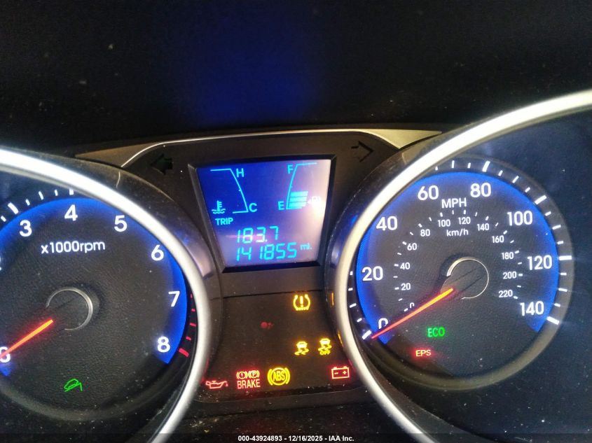 2011 Hyundai Tucson Limited VIN: KM8JU3AC8BU186607 Lot: 43924893