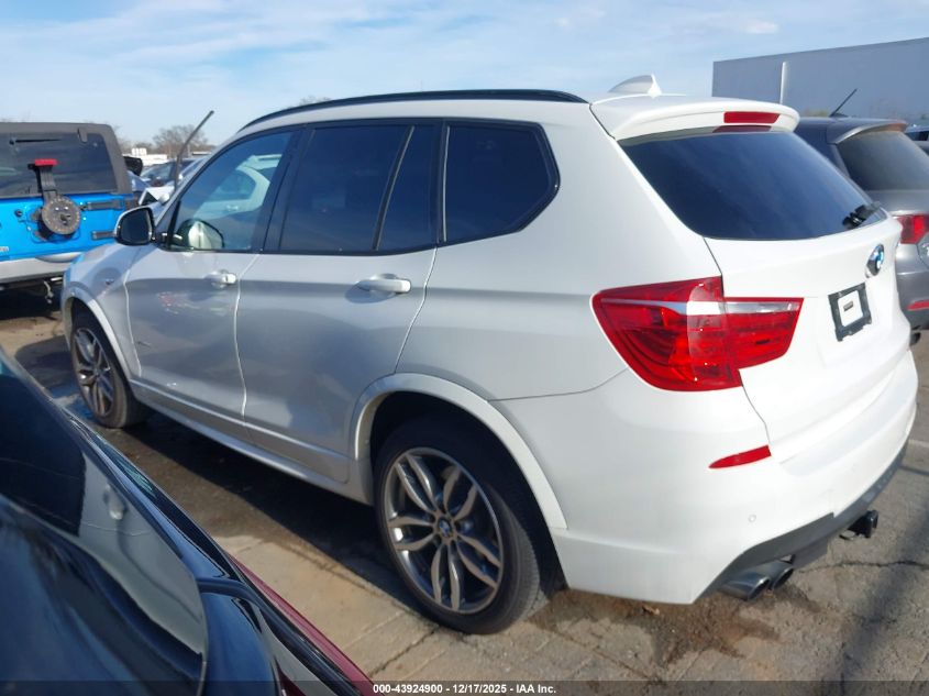 2017 BMW X3 xDrive35I VIN: 5UXWX7C52H0S18506 Lot: 43924900