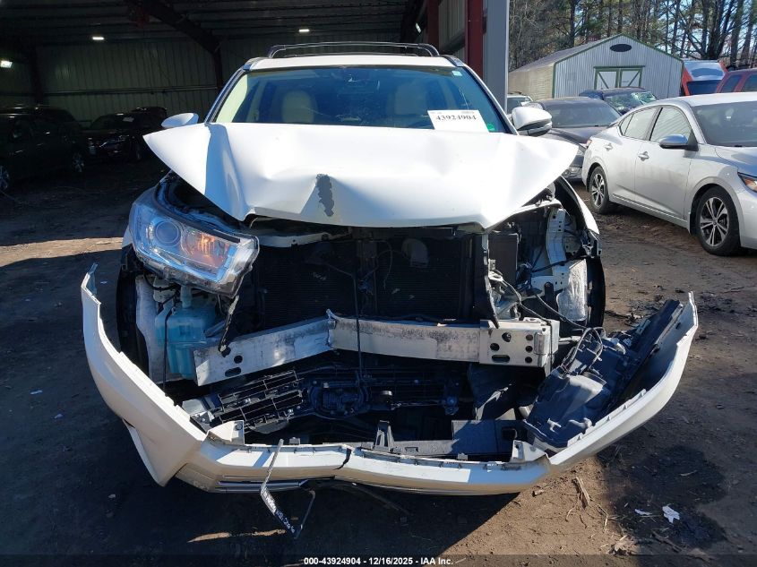 2017 Toyota Highlander Xle VIN: 5TDJZRFH5HS515161 Lot: 43924904