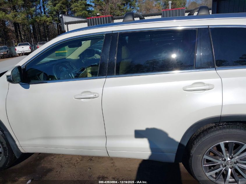 2017 Toyota Highlander Xle VIN: 5TDJZRFH5HS515161 Lot: 43924904